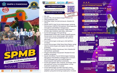 SPMB SMP NEGERI 2 PANGKAH 2026