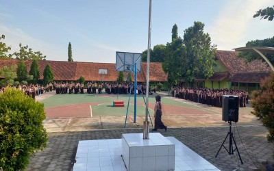 Pramuka SMP NEGERI Pangkah Gelar Pelantikan Penggalang Ramu, Tanamkan Semangat Tri Satya dan Dasa Darma