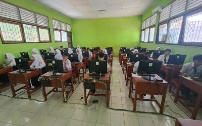Pelaksanaan Gladi Bersih TKA Nasional di SMP Negeri 2 Pangkah Berjalan Lancar